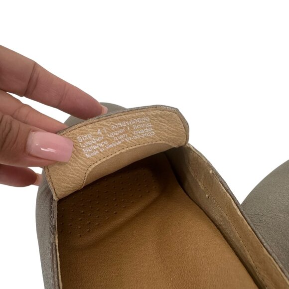 Dansko Women Slip-On Mules SZ 41 Brown Metallic Leather Comfortable Casual Shoes - Picture 3 of 15